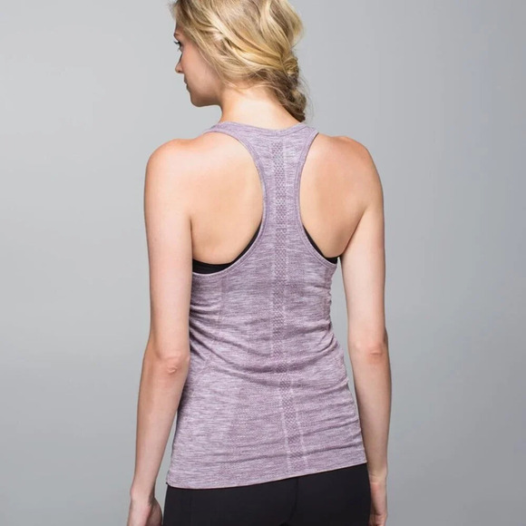LULULEMON Purple Swiftly Tech Racerback Tank Top Size 4 - Picture 2 of 7